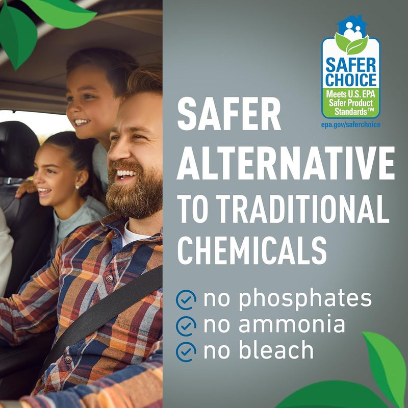 CLR Brands® Automotive Calcium, Lime & Rust Remover, Cleaner for Multiple Surfaces, EPA Safer Choice Certified, Ammonia, Phosphate and Bleach Free Cleaner, 80 Oz - Image 3